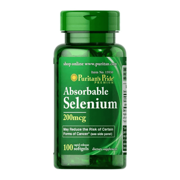 PURITANS PRIDE ABSORBABLE SELENIUM 200MCG SOFTGEL 100s