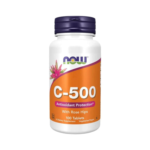 NOW C 500 WITH ROSE HIPS TAB 100s