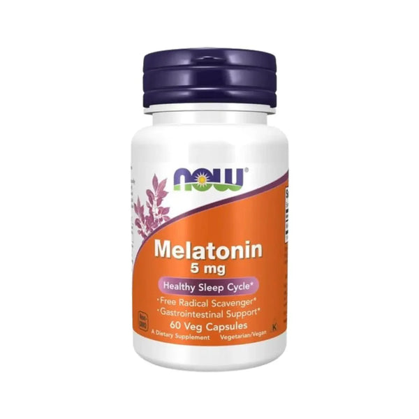 NOW Melatonin 5mg 60 Capsules