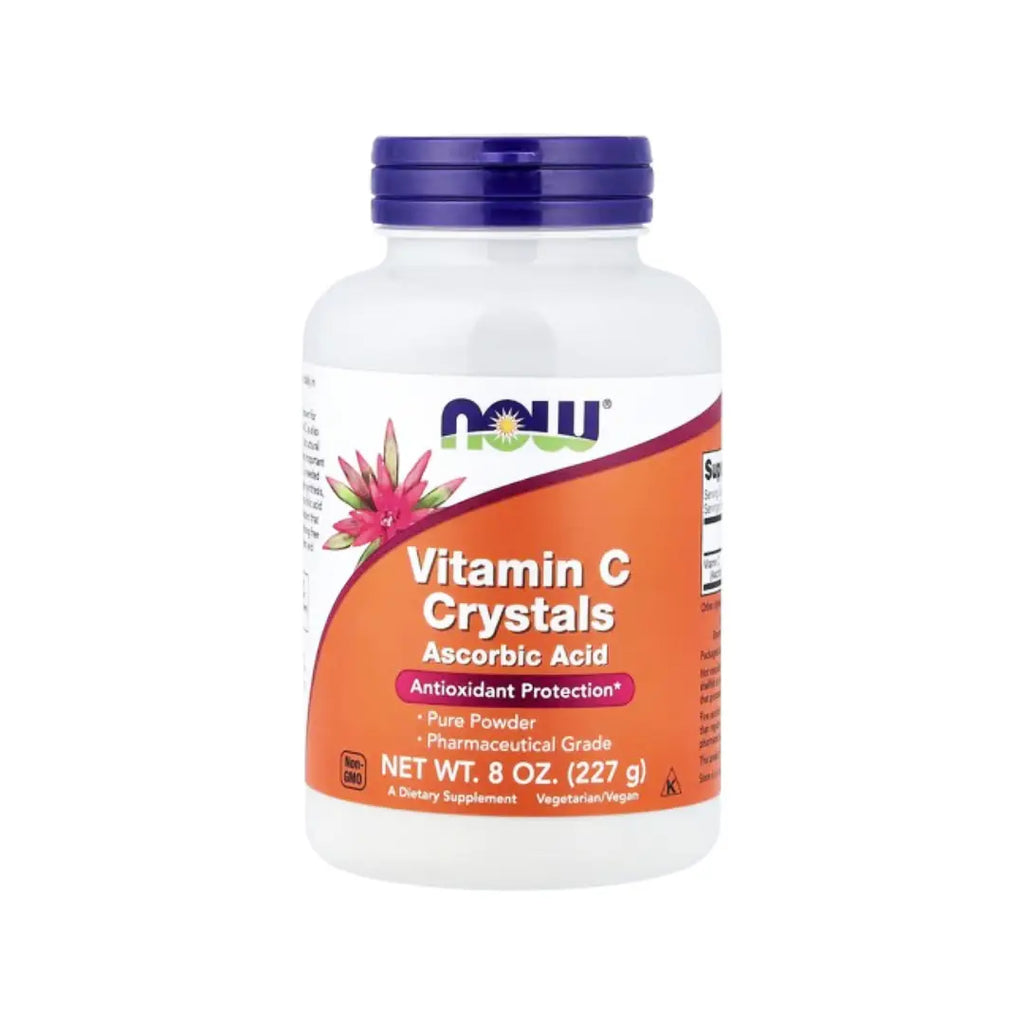 NOW Vitamin C Crystals 227g - Pure Vitamin C Powder Antioxidant Supplement