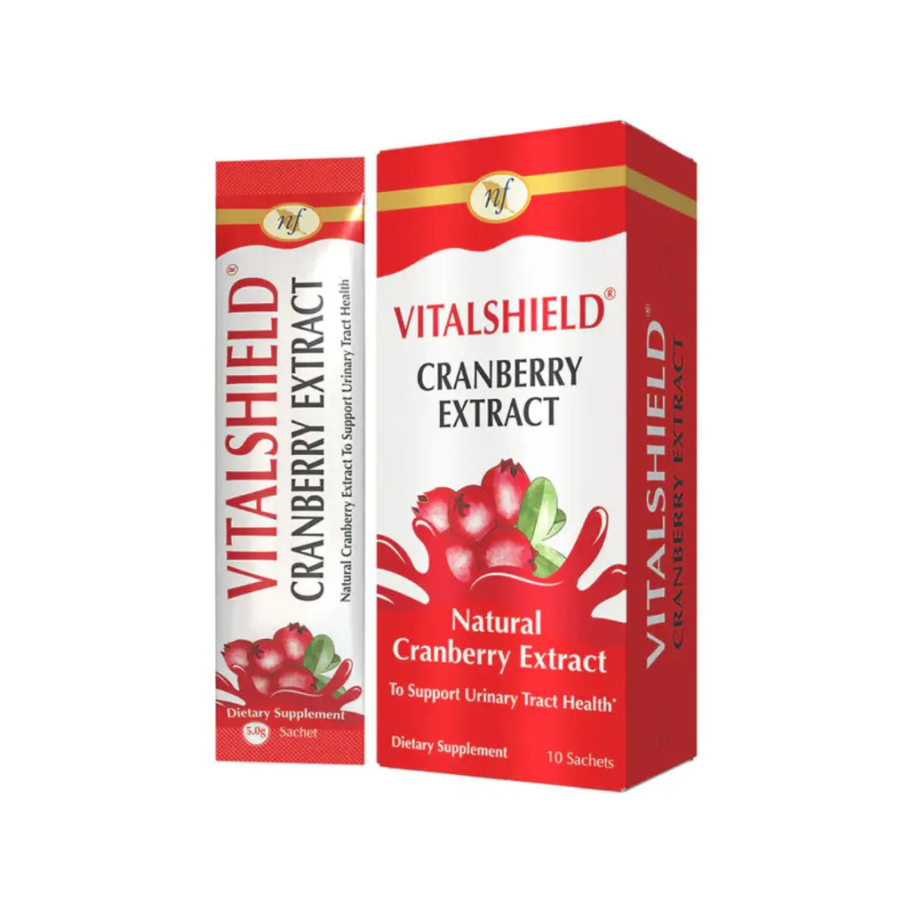 Natural Fervor VitalShield Cranberry Extract Sachets 10s – Daily Wellness Drink with Cranberry Extract