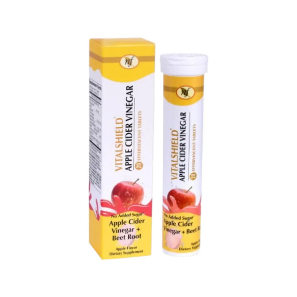 Natural Fervor VitalShield Apple Cider Vinegar Effervescent Tablet 20s