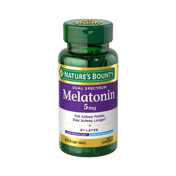 Nature’s Bounty Dual Spectrum Melatonin 60 Tablets