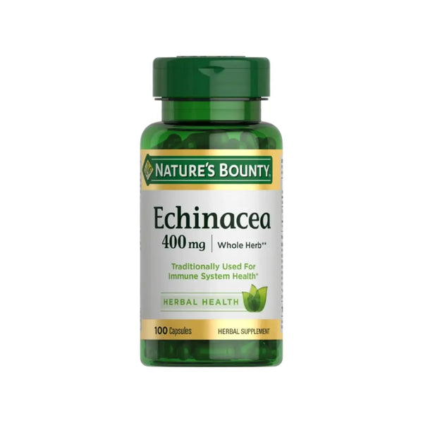 Nature's Bounty Echinacea 400mg Capsules 100