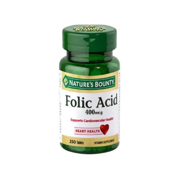 Nature's Bounty Folic Acid 400mcg Tablet 250s