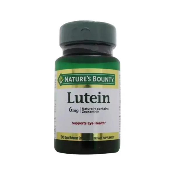 Nature's Bounty Lutein 6mg Softgels 50s