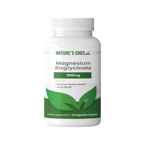 Nature's Chec Magnesium Bisglycinate 200mg Capsule 60s