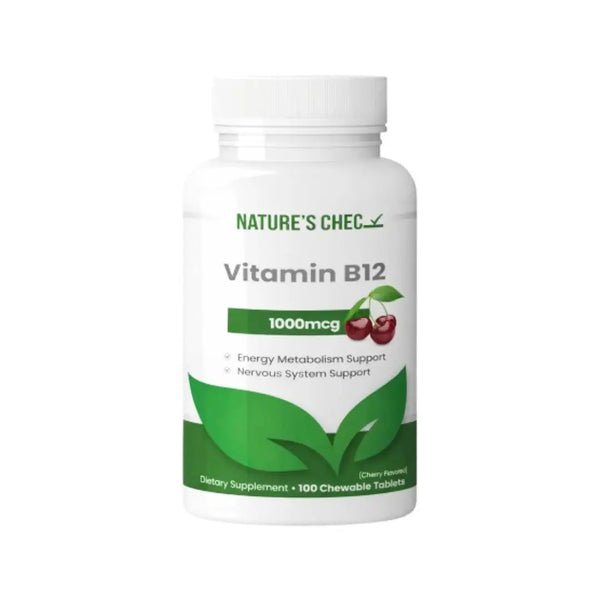 Nature's Chec Vitamin B12 1000mcg Chewable Tablets 100
