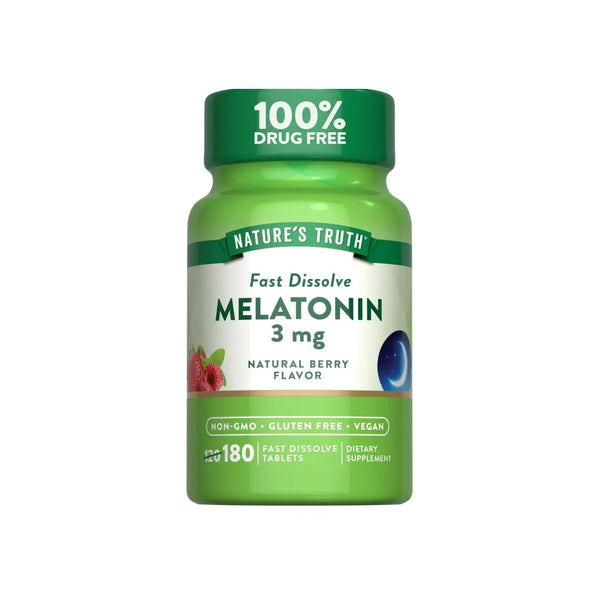 Nature's Truth Melatonin 3mg Natural Berry Tablet 180s
