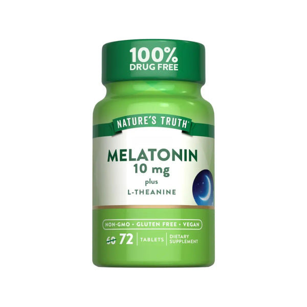 Nature's Truth Sleep Melatonin 10mg Plus L-Theanine Tablet 72s