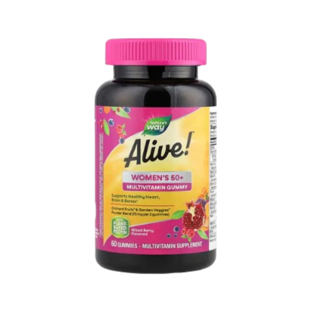 Nature’s Way Alive Women’s 50 Plus Multivitamin Gummies 60s for women’s health