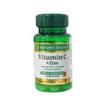 Nature’s Bounty Vitamin C + Zinc Citrus Flavor Quick Dissolve Tablets 60s – Daily Immune Support Supplement