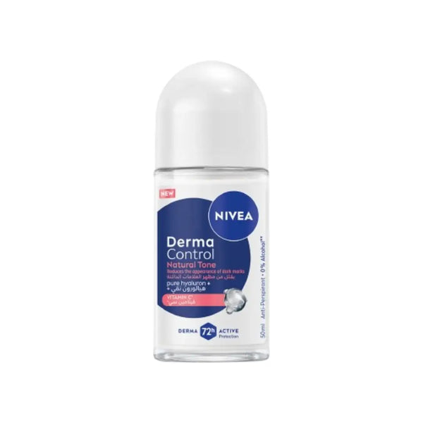 Nivea 72H Derma Control Natural Tone Deo Roll On 50ml