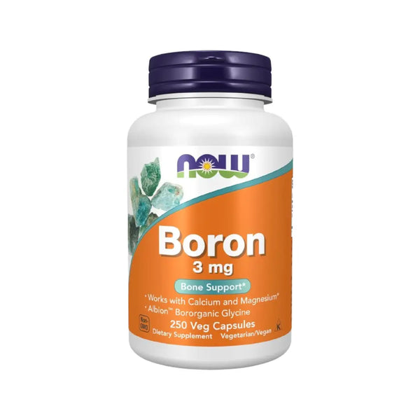 Now Boron 3mg Veg Capsules 250