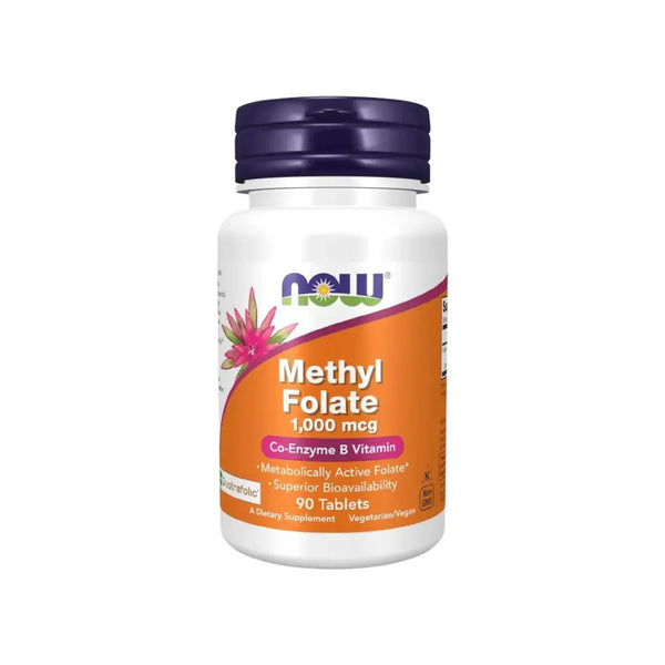 Now Foods Methyl Folate 1000 mcg 90 Tablets