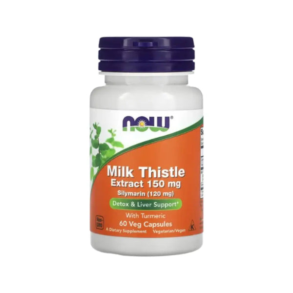Now Milk Thistle with Silymarin 150mg Veg Capsules 60