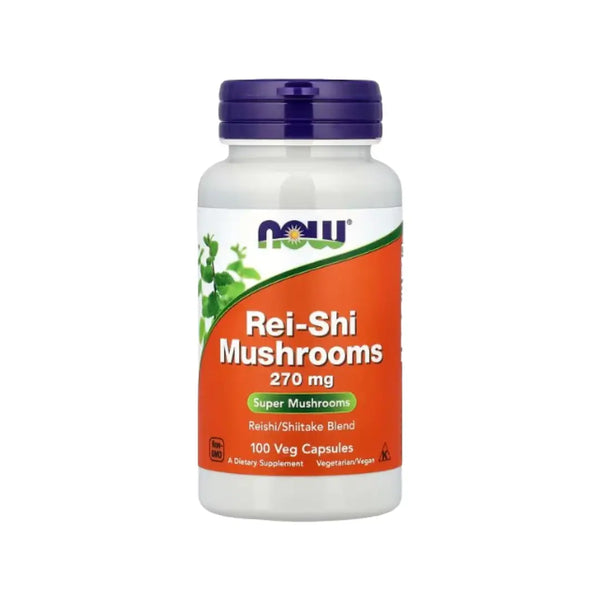 Now Rei-Shi Mushrooms 270mg Veg Capsules 100