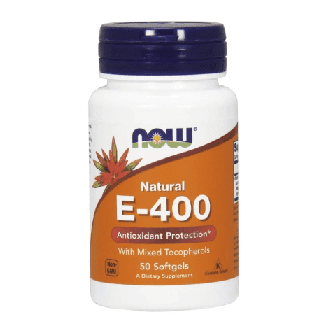NOW E 400 WITH MIXED TOCOPHEROLS SOFTGEL 50s