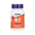 Now Vitamin B-1 100mg Tablets 100 – Thiamin Supplement for Energy & Nervous System Support