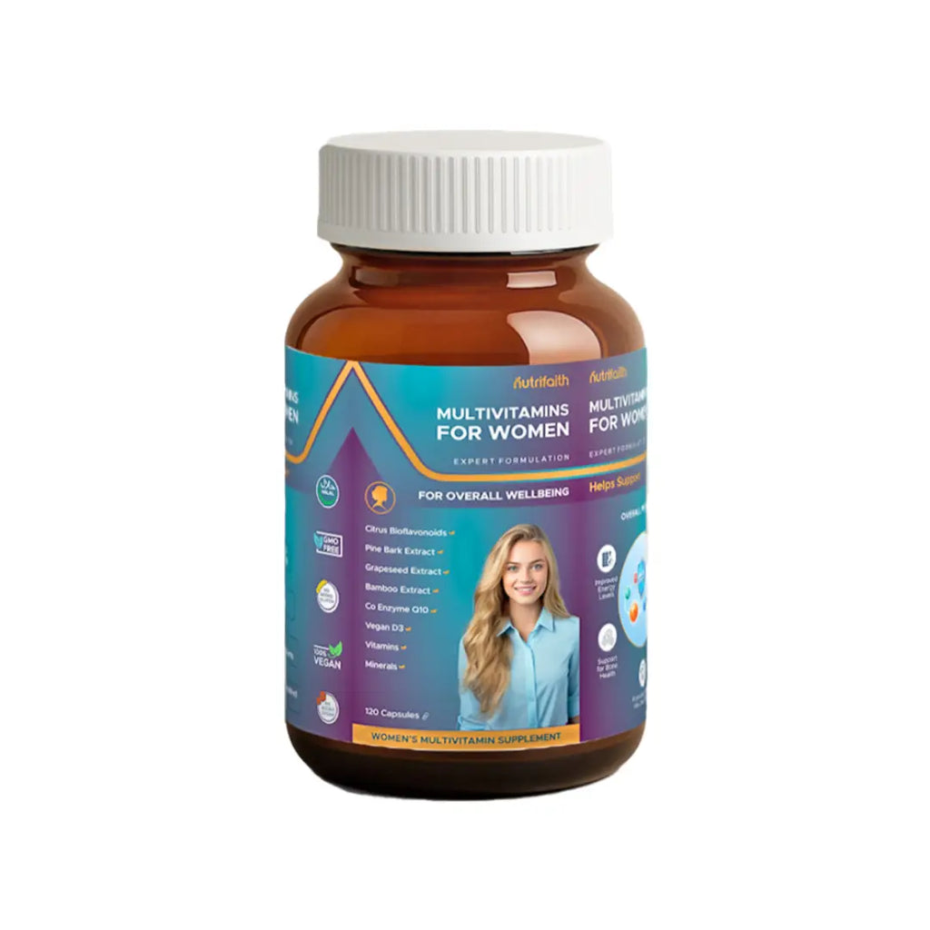 Nutrifaith Multivitamins For Men & Women Capsules 120s – daily multivitamin supplement for energy, immunity, and overall health