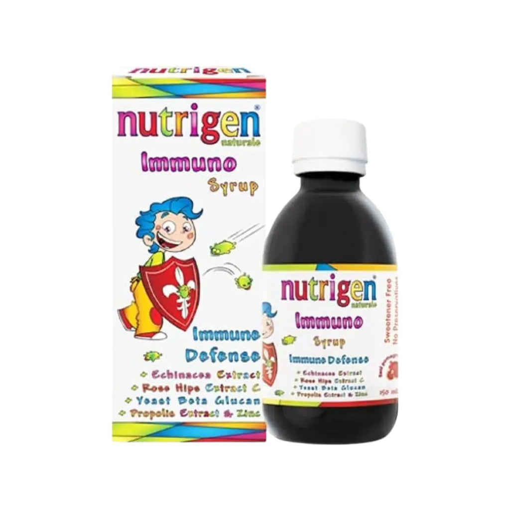 Nutrigen Naturale Immuno Syrup 150ml – Propolis, Beta-Glucans & Vitamin C Supplement for Daily Nutritional Support