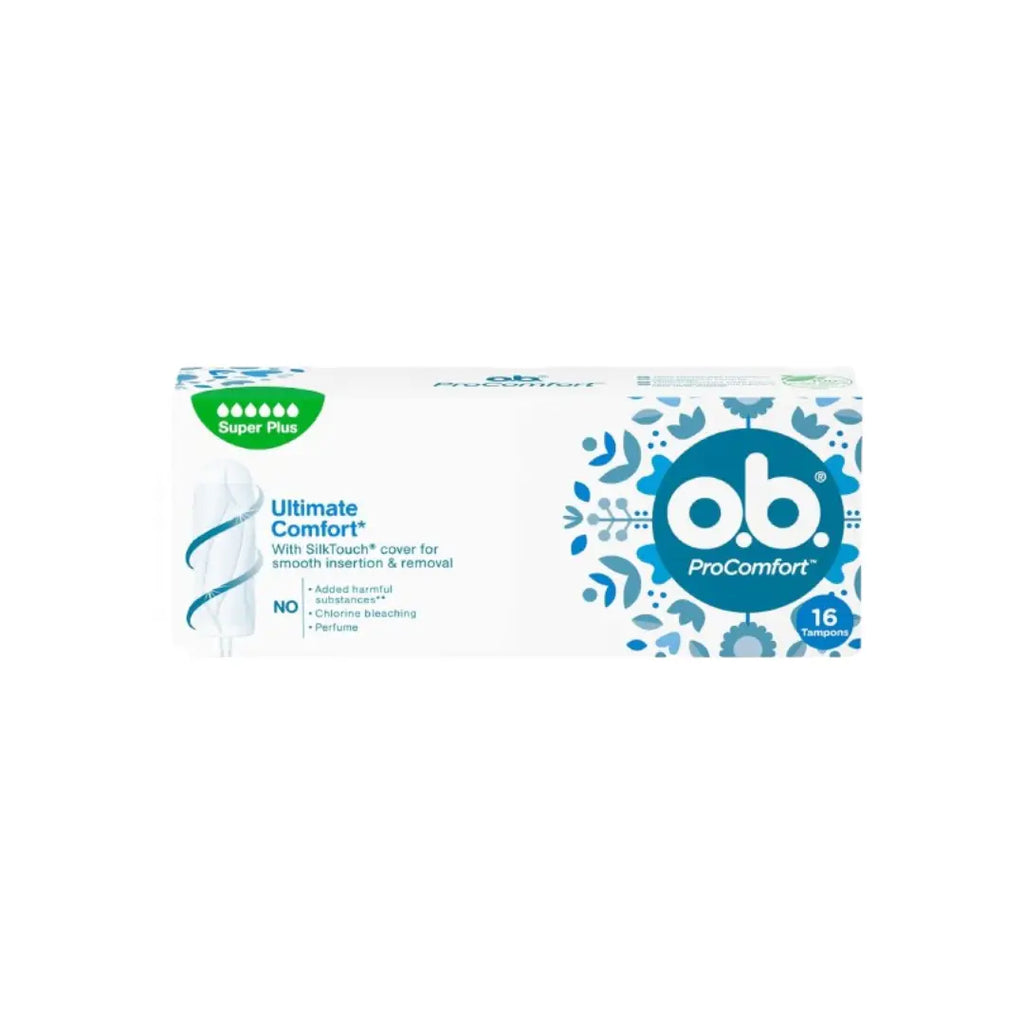 o.b. ProComfort Super Plus Tampons 16S for heavy menstrual flow