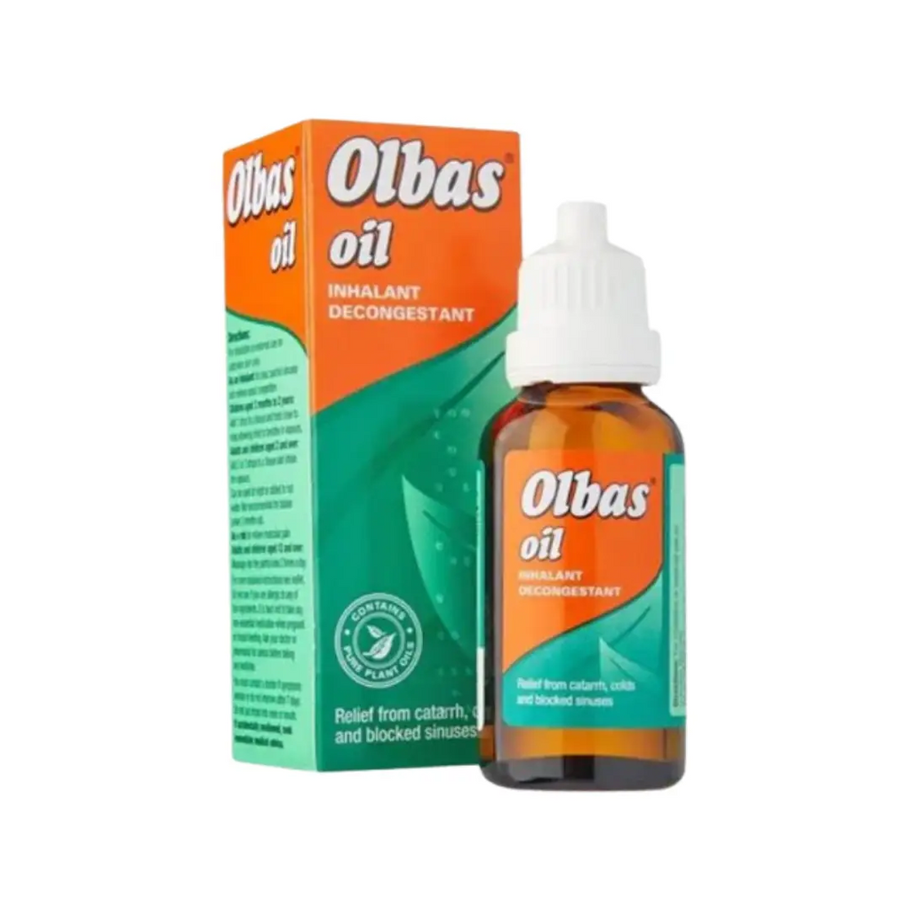 Olbas Oil 12ml  Natural essential oil blend for relief from nasal congestion and respiratory discomfort