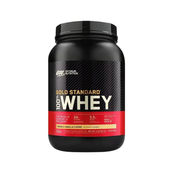 Optimum Nutrition 100% Gold Standard Whey 2LB – French Vanilla Creme