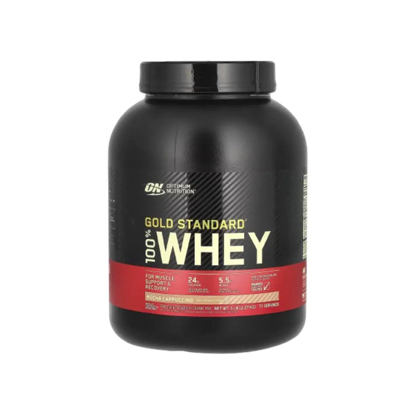 Optimum Nutrition Gold Standard 100% Whey 5LB Mocha Cappuccino Serv 71