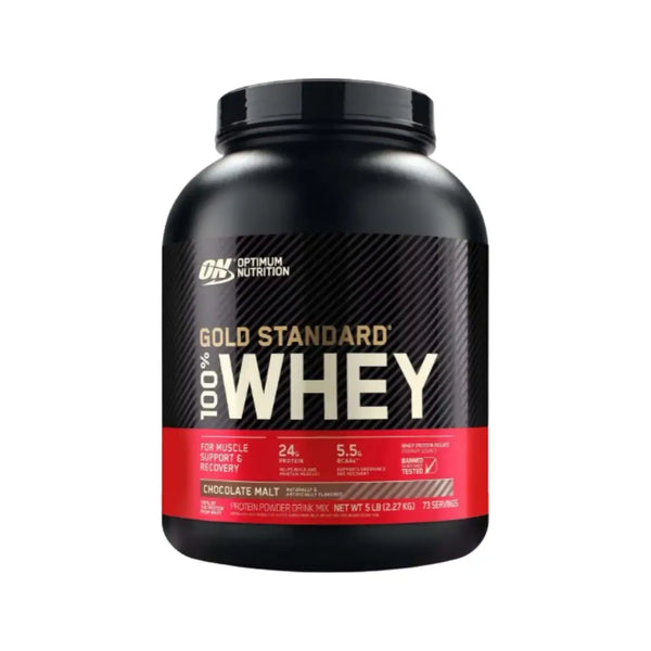 Optimum Nutrition Gold Standard 100% Whey 5LB Chocolate Malt Serv 73
