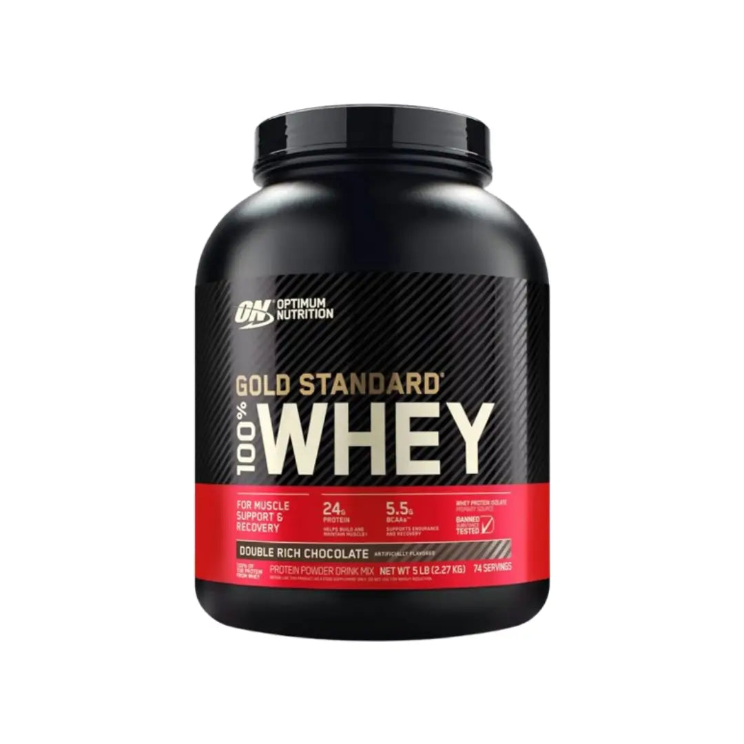 Optimum Nutrition Gold Standard Whey 5lb دبل ريتش شوكلت