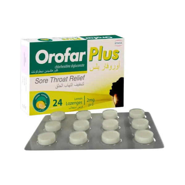Orofar Plus Lemon Lozenges 24s