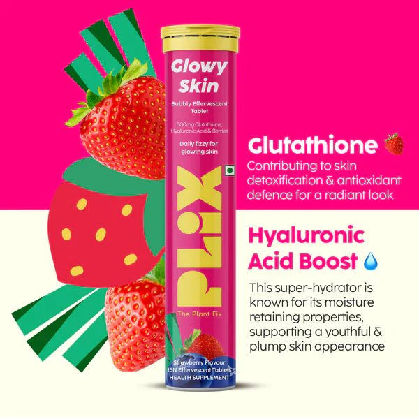 PLIX Glowy Skin Effervescent Tab 15s 2 Packs