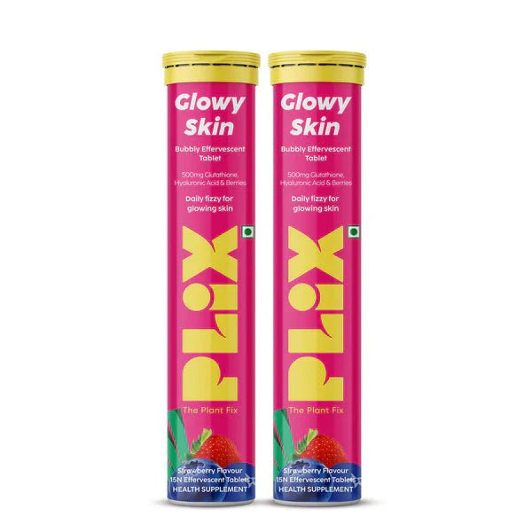 PLIX Glowy Skin Effervescent Tab 15s 2 Packs