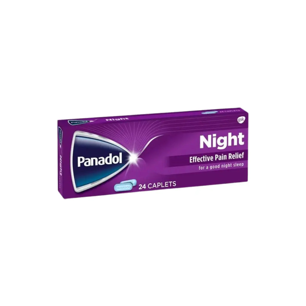 Panadol Night Caplets 24s – nighttime pain relief and sleep comfort