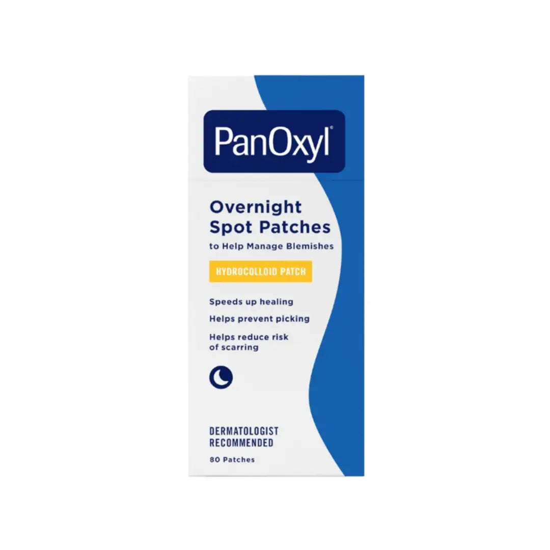 PanOxyl Overnight Spot Patches 40s hydrocolloid blemish patches