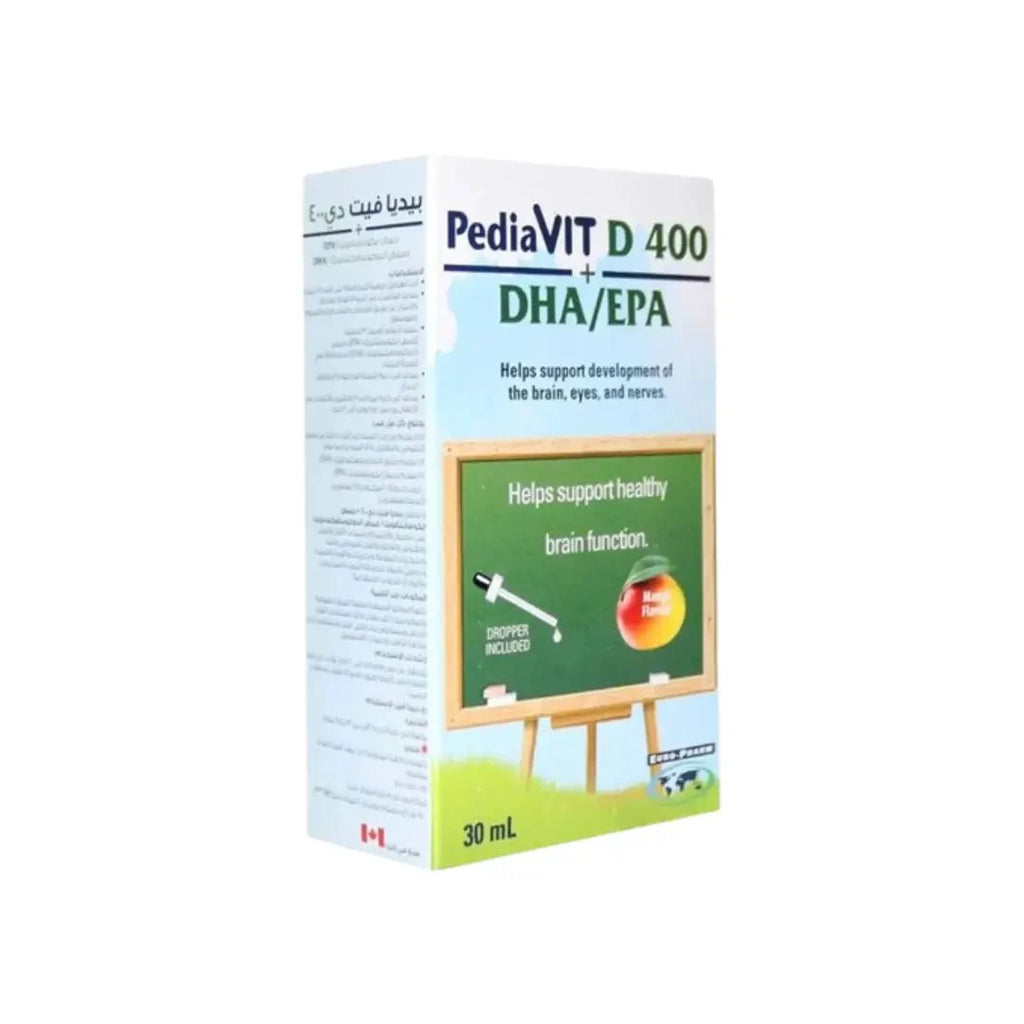 PediaVit D 400 + DHA/EPA Drops 30ML for Vitamin D & Omega Suppor
