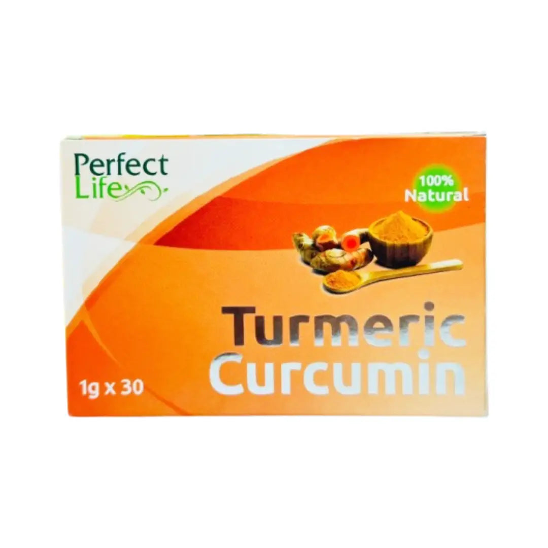Perfect Life Turmeric Curcumin 1g Sachets 30s – Daily Herbal Supplement for Wellness Support