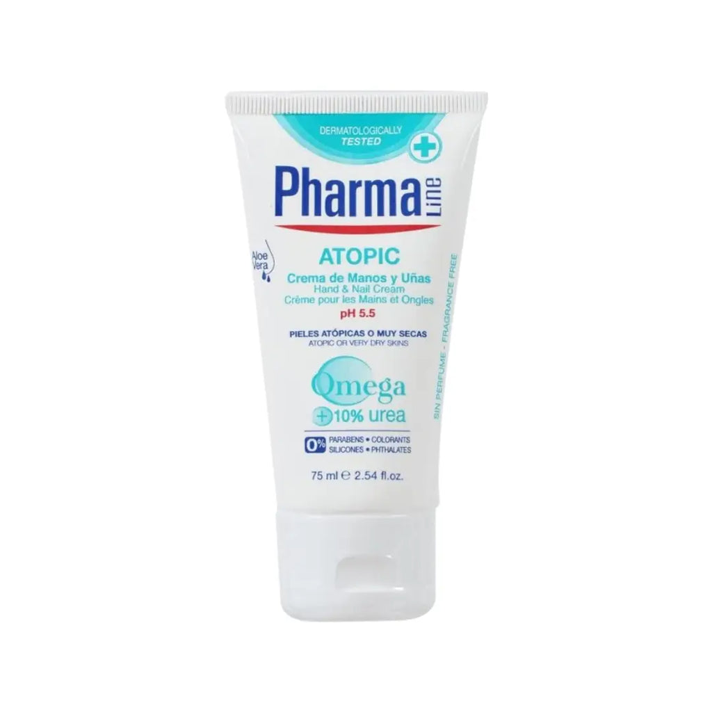 Pharmaline Atopic Hand & Nail Cream 75ml – Moisturizing Care for Dry Hands & Nails