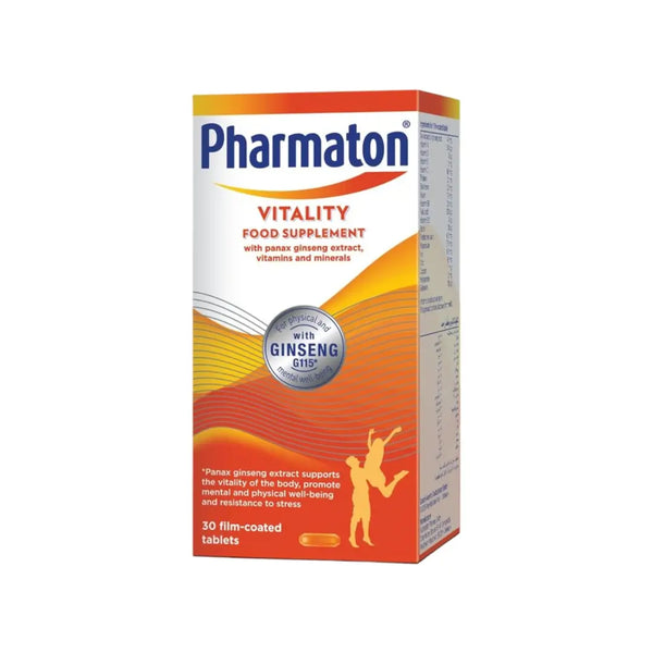 Pharmaton Vitality Film Coated Tablet 30s