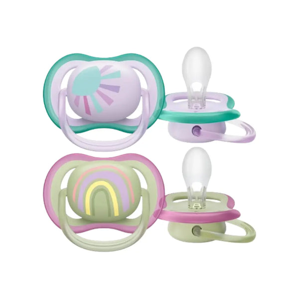 Philips Avent Ultra Air Soother 0-6 Months Girl 2s SCF085/59