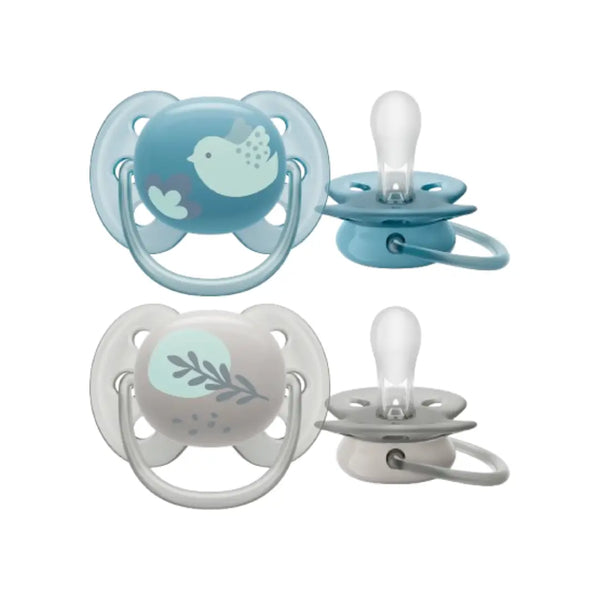 Philips Avent Ultra Soft Pacifier 6-18 Months Boy 2s SCF091/15