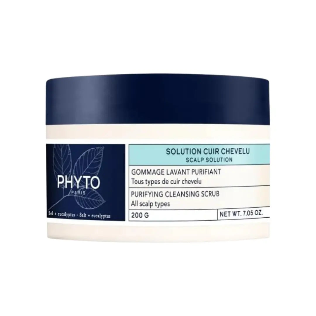 Phyto Purifying Cleansing Scrub 200g | Exfoliating Scalp Scrub with Sea Salt | Deep Cleansing & Detox Hair Treatment