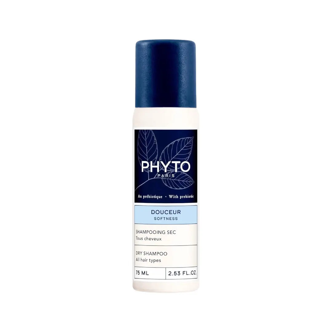 Phyto Softness Dry Shampoo 75ml | Waterless Hair Cleanser for Fresh & Voluminous Hair | Oil Absorbing No Residue Formula