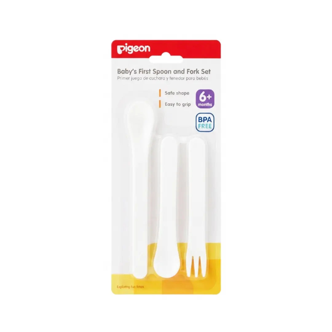 Pigeon Baby's First Spoon and Fork Set 6+ Months 03310