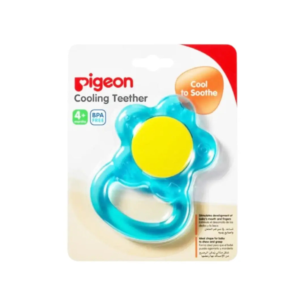 Pigeon Cooling Teether Flower 4+ Months 13905 – Baby Teething Toy with Cooling Effect for Gum Comfort