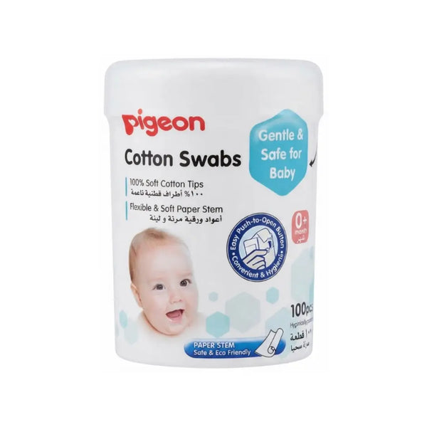 Pigeon Cotton Swabs 0M+ 100s 26548
