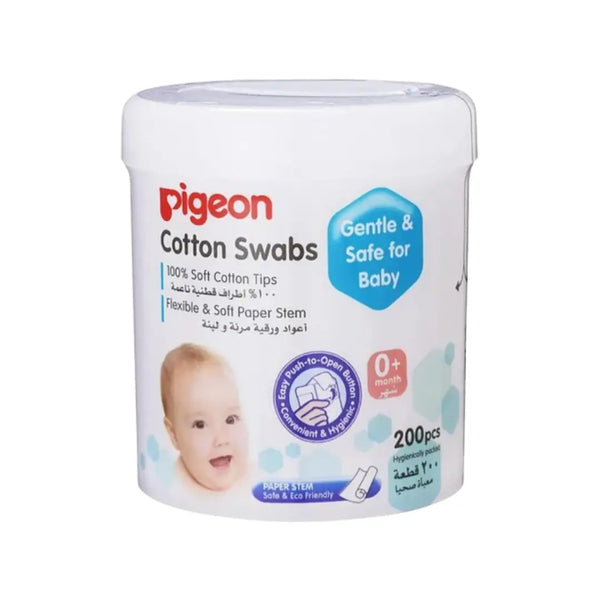 Pigeon Cotton Swabs 0M+ 200s 26547