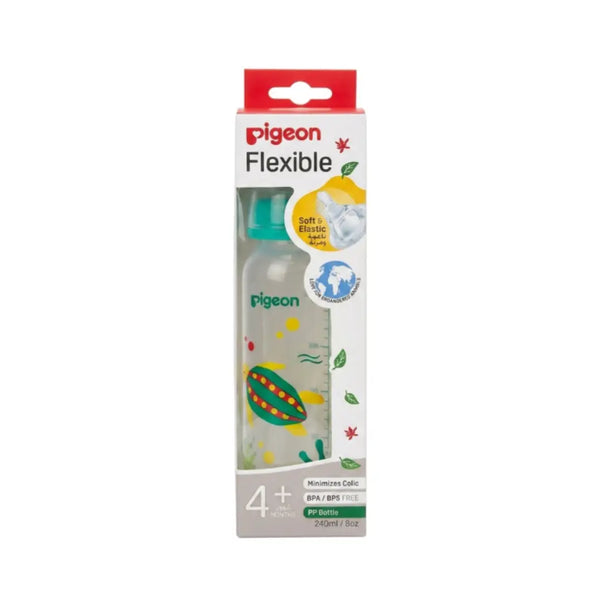 Pigeon Flexible 240ml 4+ Months – Decorated PA00421