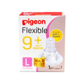 Pigeon Flexible Nipple 9+ Months Round Hole Size L 1 Piece – Soft Silicone Baby Bottle Teat